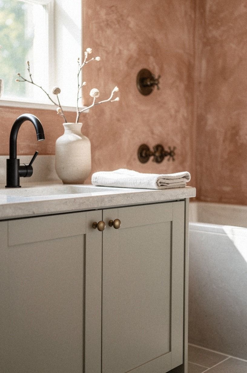 Should You Use a Dark Fixture in a Small Bath?