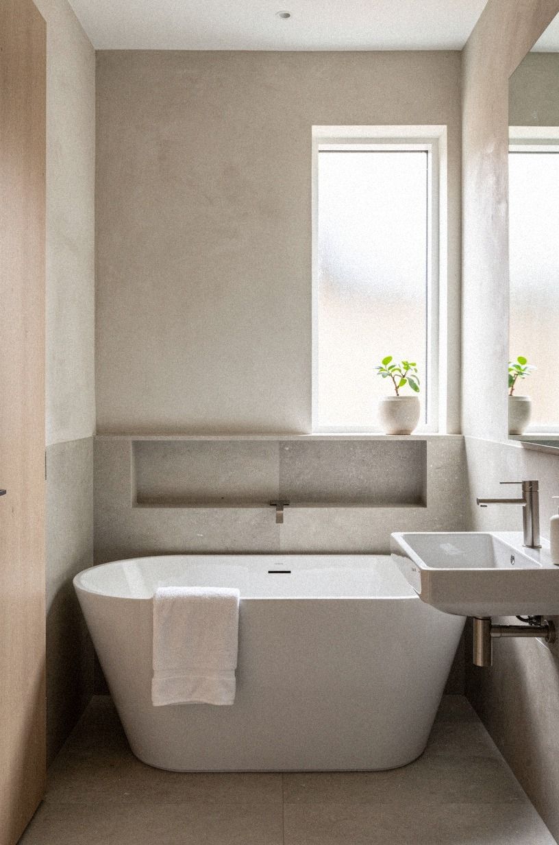 Keep Small Bathrooms Airy With a 60x30 Footprint
