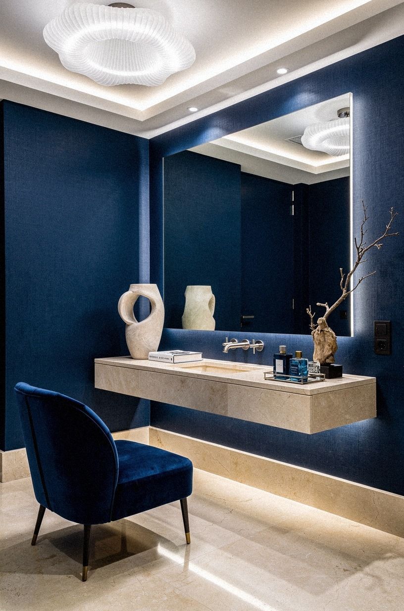 Jewel Tones Against Pale Stone