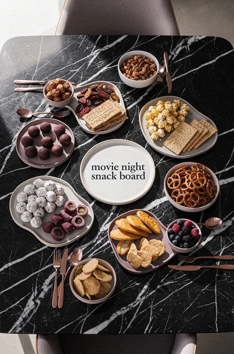 Arrange Sweet and Salty Snacks in Pairs