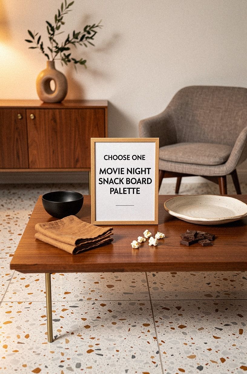 Choose One Movie Night Snack Board Palette