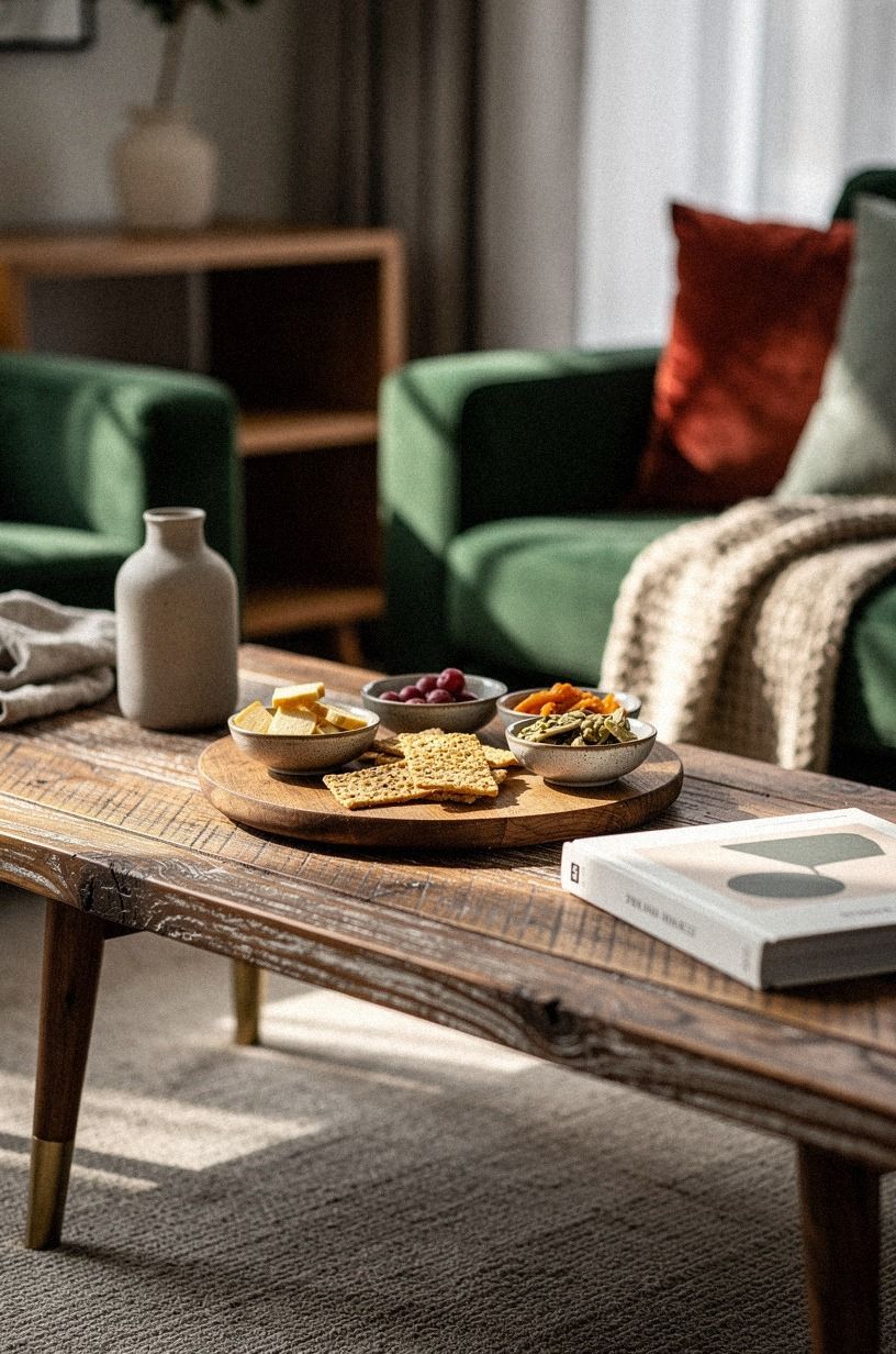 Frame the Board With Comfortable Seating