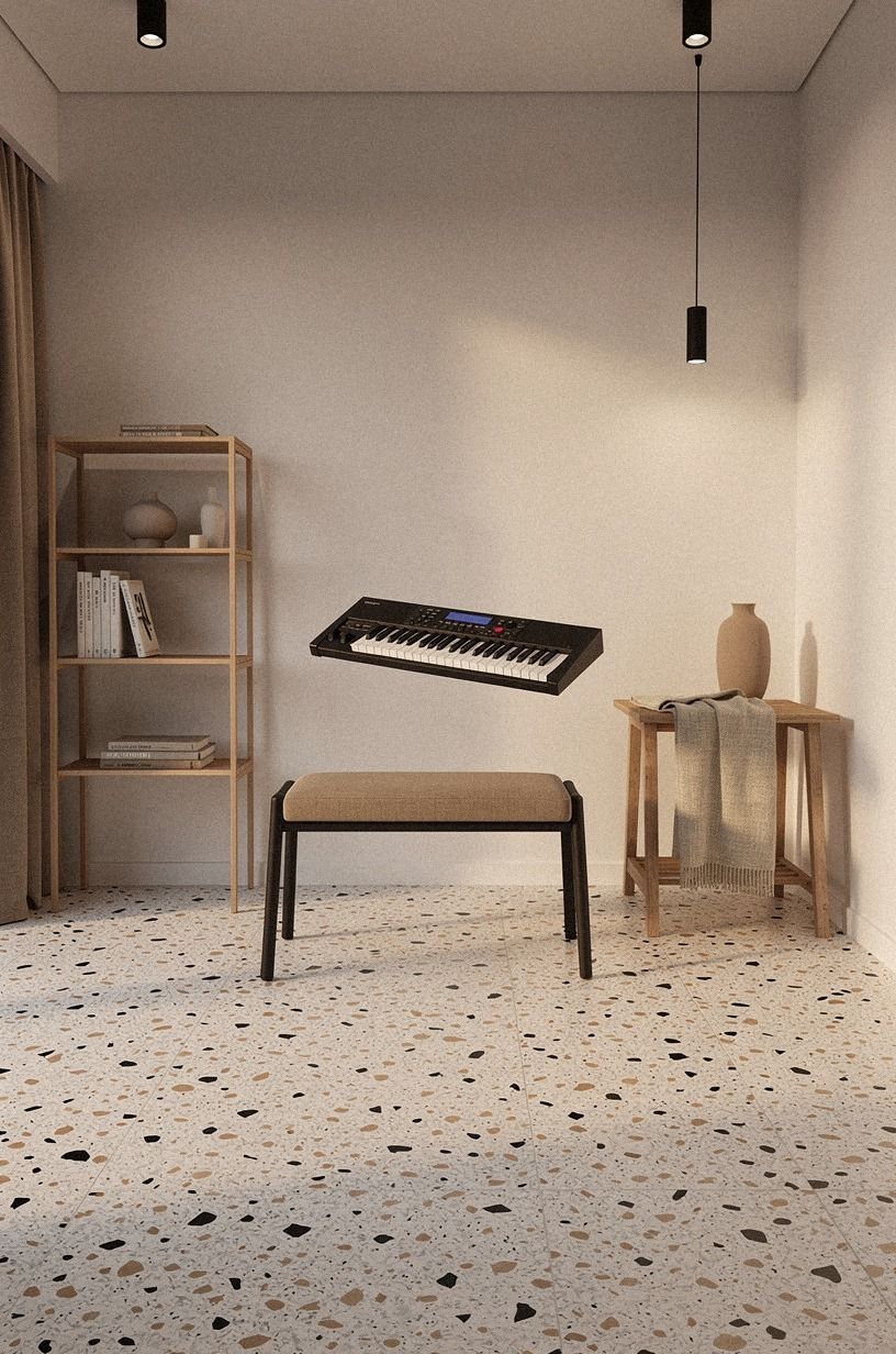 Float a Compact Keyboard for a Calming Practice Room Aesthetic
