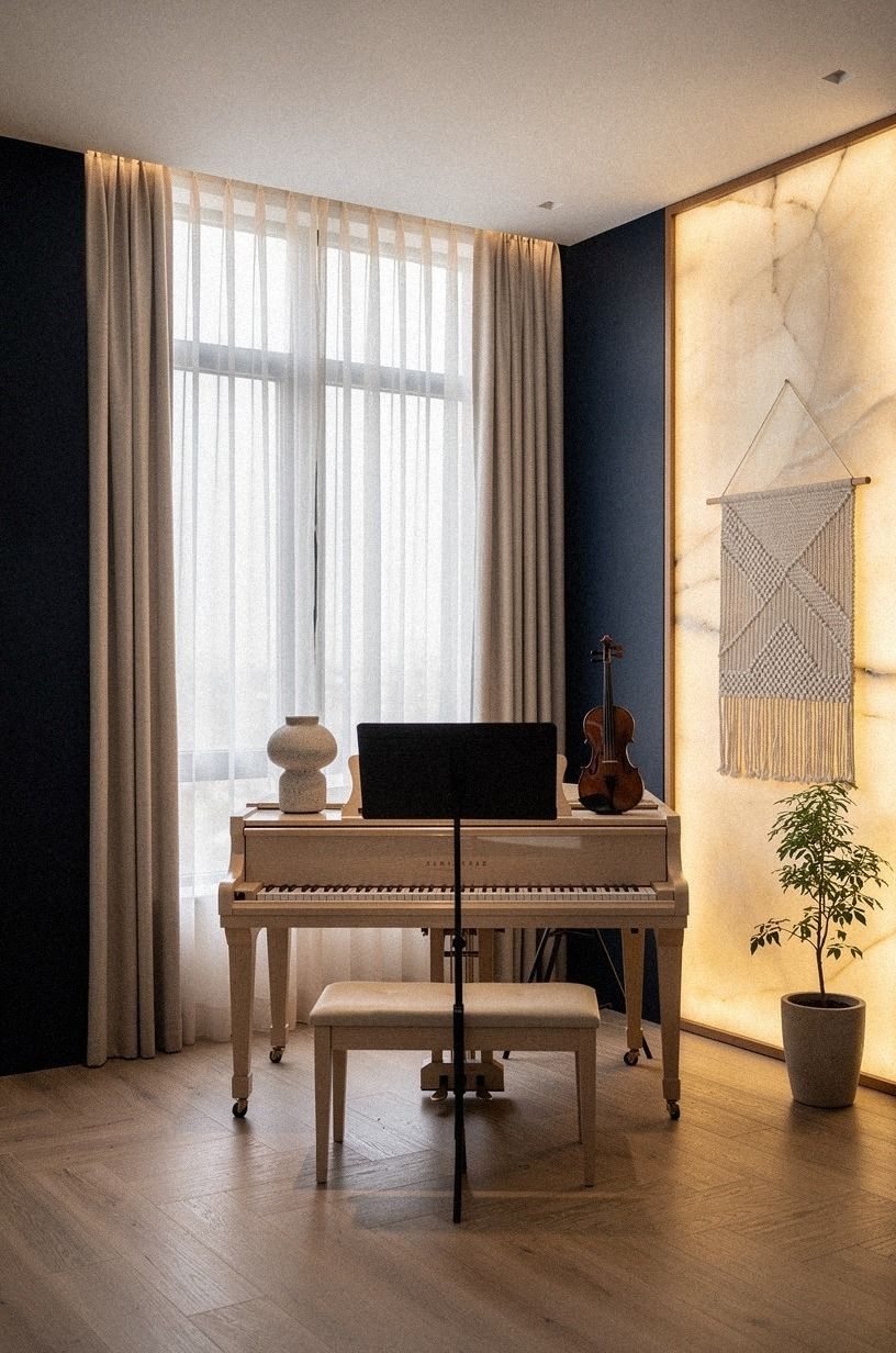 Frame the Window With Floor-Length Curtains