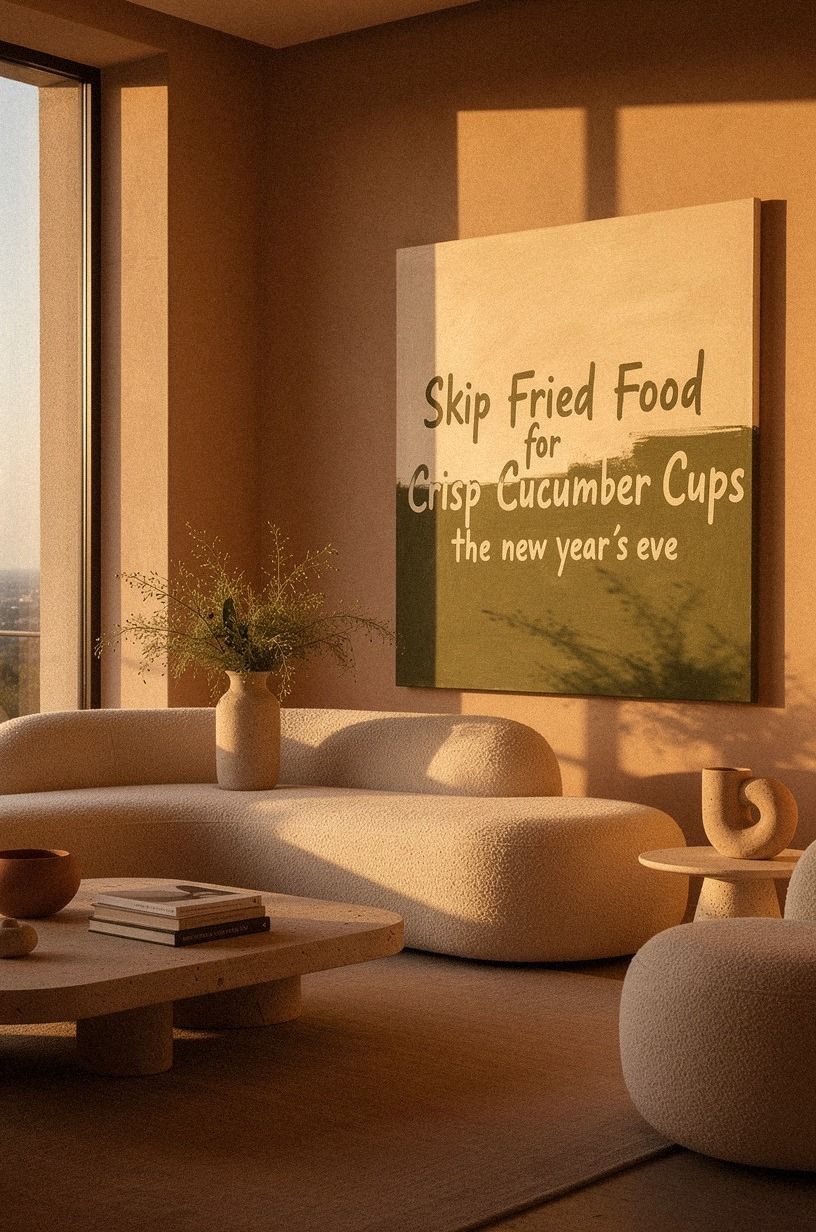 Skip Fried Food for Crisp Cucumber Cups