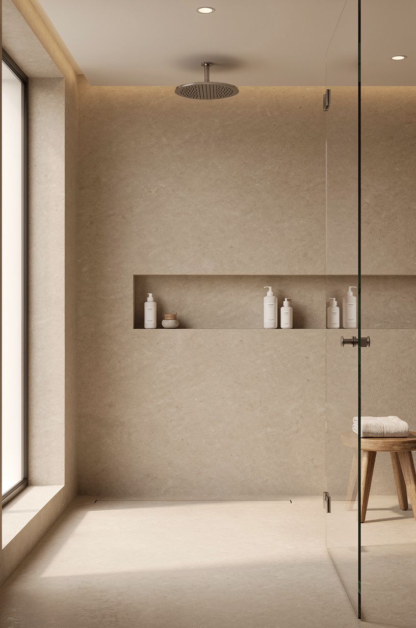 Choose a Ceiling Rain Head Over a Wall Spray