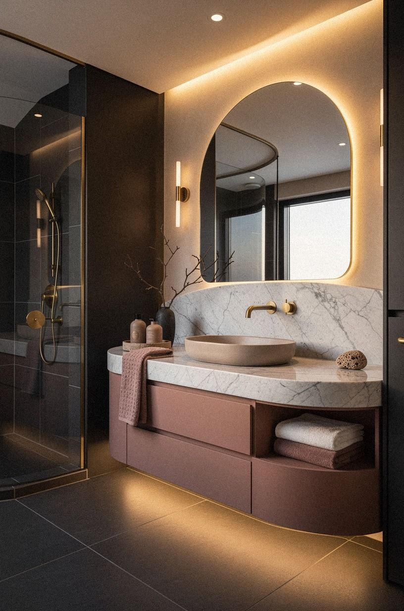 How can layered light soften the room?