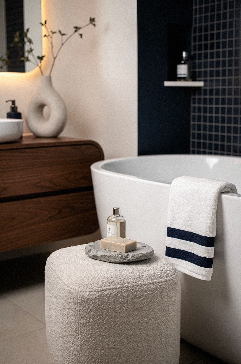 Paint for the soft modern bathroom effect