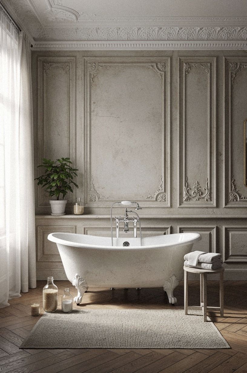 What Belongs on a Parisian Bath Wall?