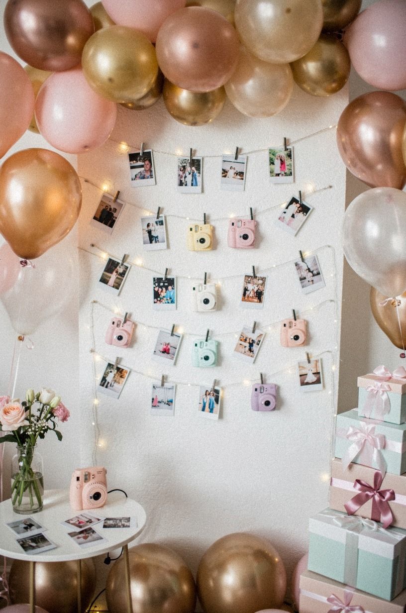 Anchor the Instax party with a memory ledge