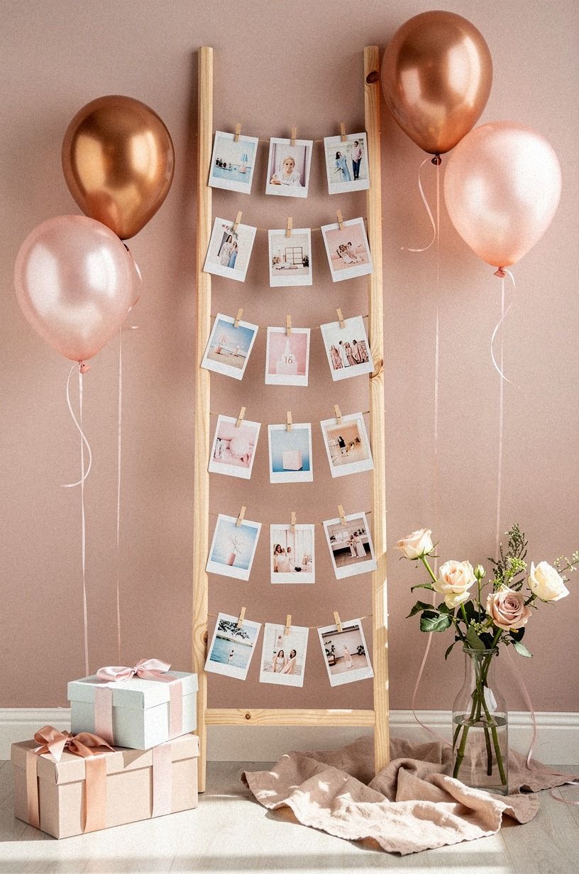 Finish with the Memory Ladder instead of a party sign