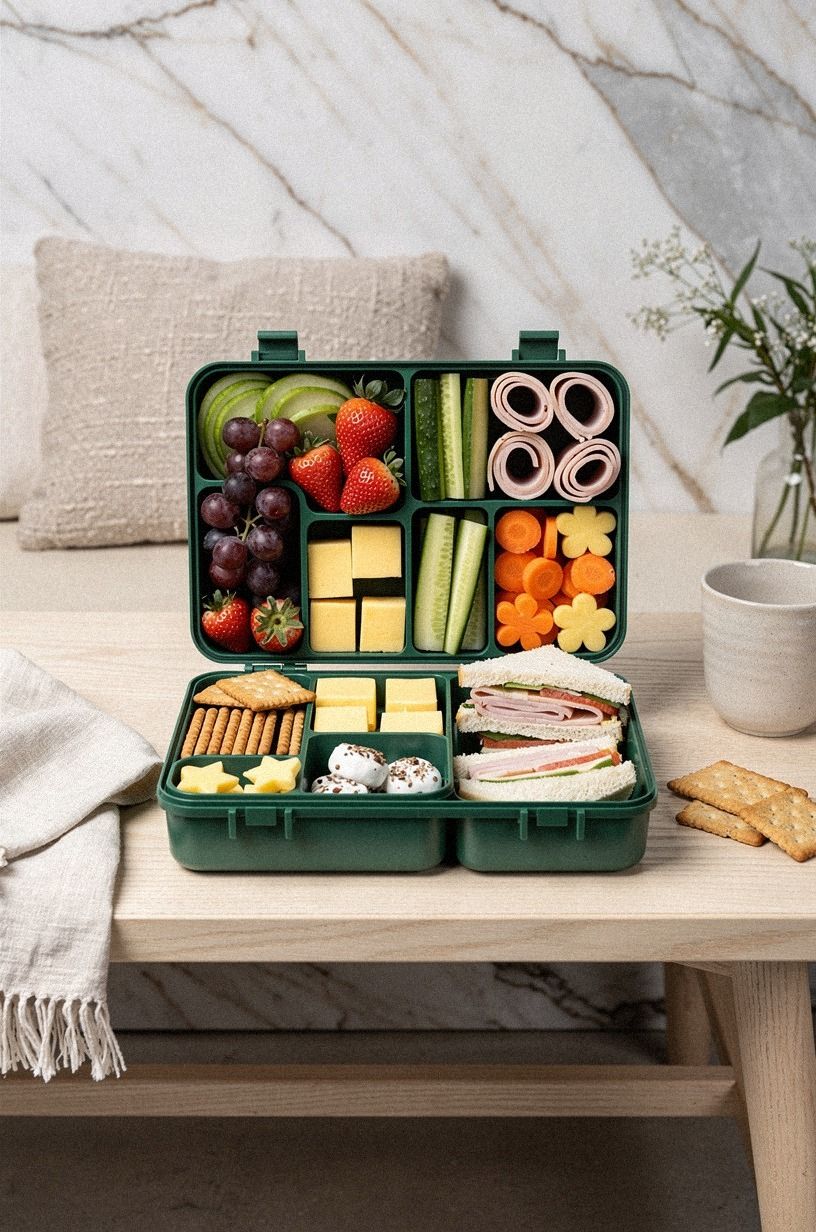 Frame a Kid-Friendly Snackle Box Picnic
