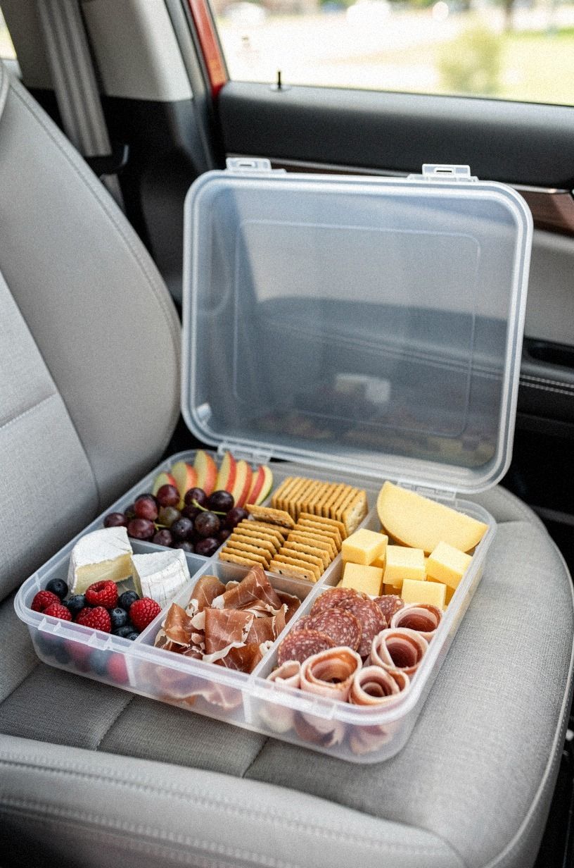 Mix Sweet and Salty in the Passenger-Seat Box