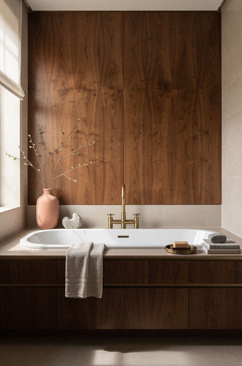 Keep the tub centered on the 60-by-30 footprint