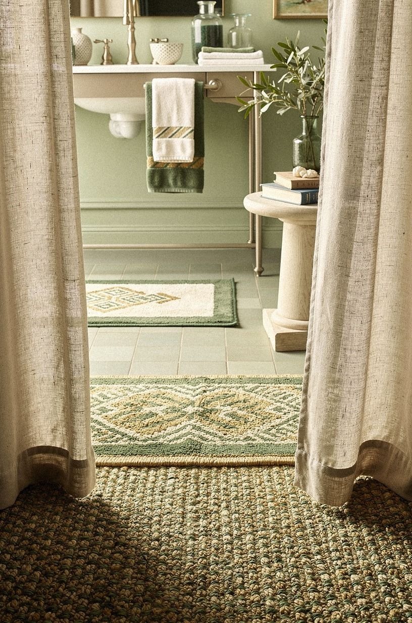 Put comfort underfoot with woven texture