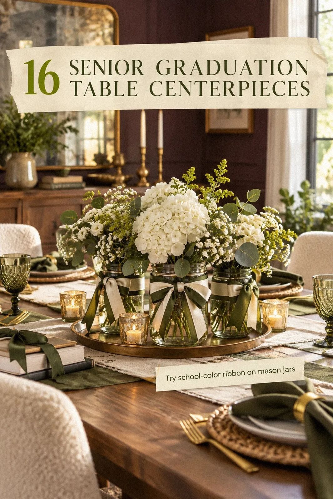 How to Style a Senior Table and Centerpiece for a Grad Party That Wows Guests