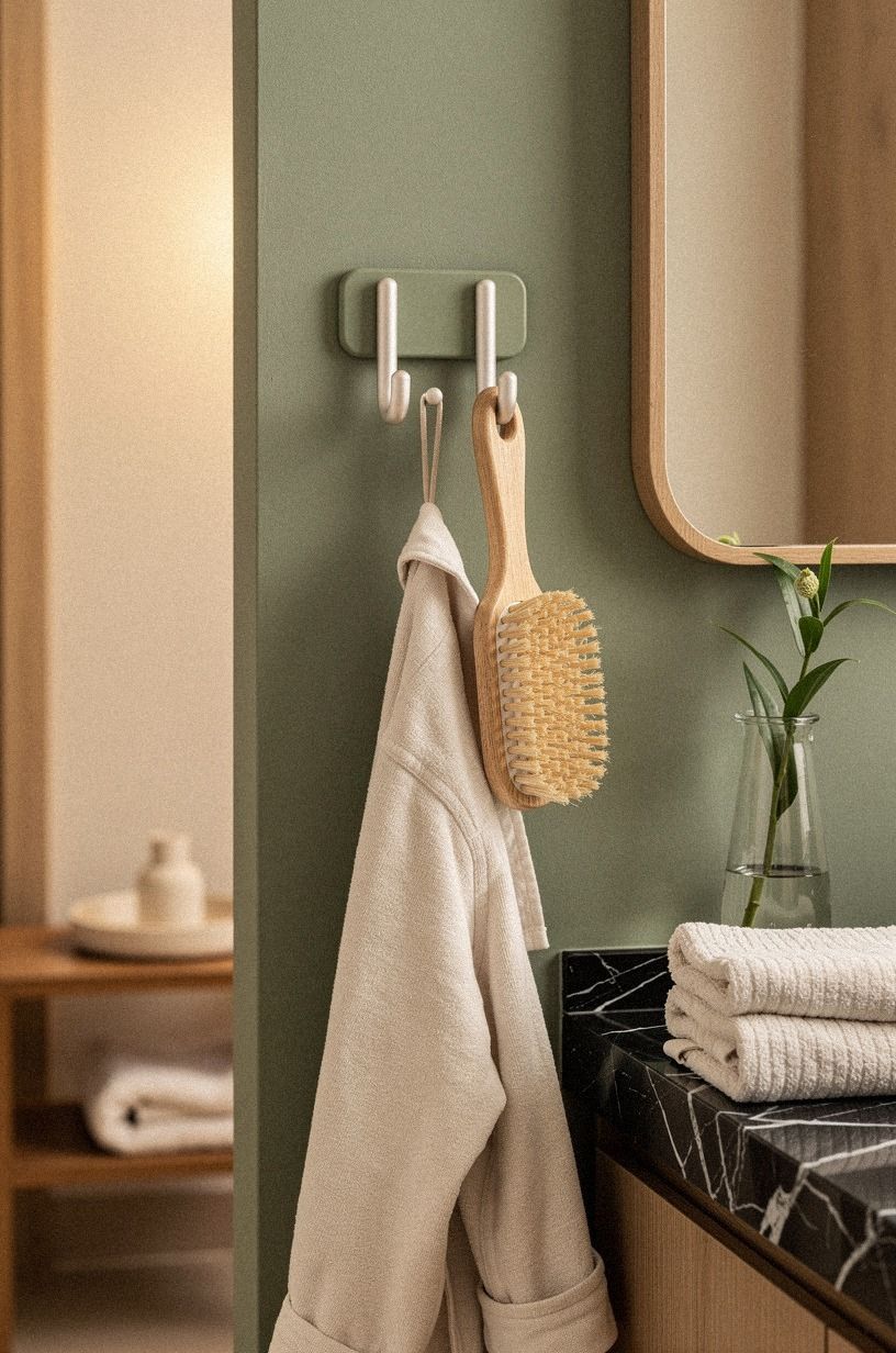 Hang daily items with renter-safe hardware