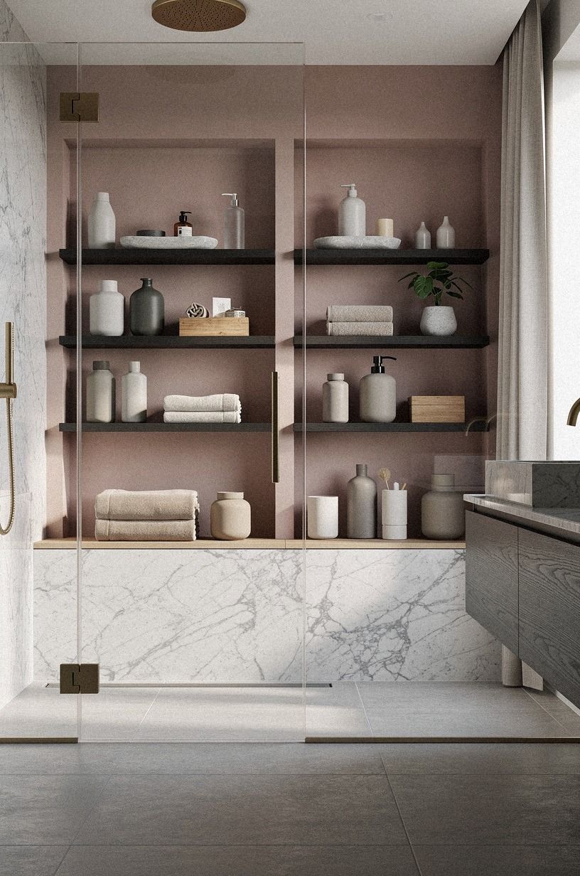 How to Turn a Cluttered Shower Into a Shelf Organization System – 16 Ideas