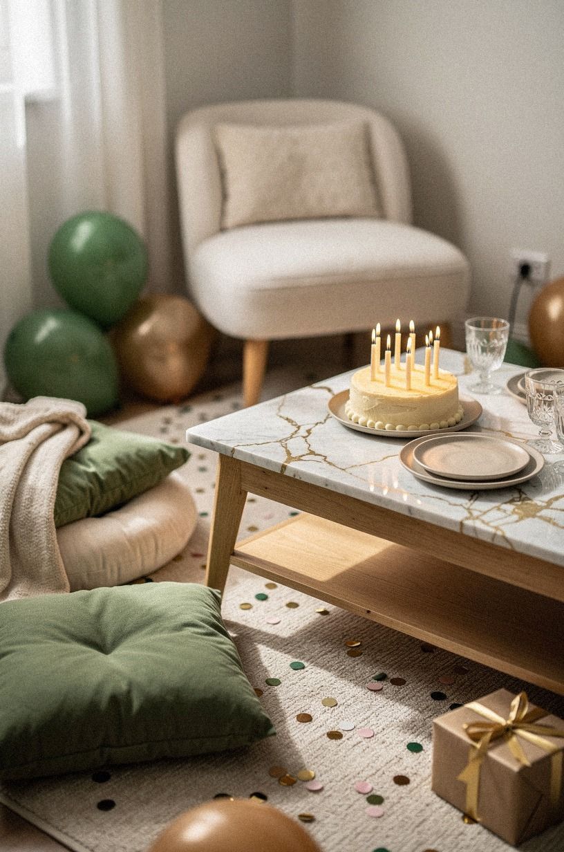 Mix Floor Seating With One Comfortable Anchor