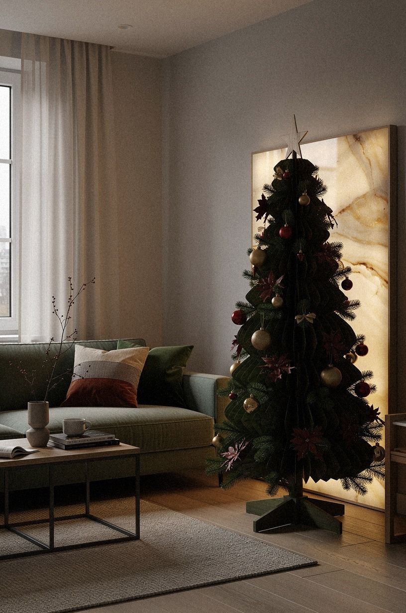 Build the Fold-Flat Tree Plan for small apartment Christmas decor
