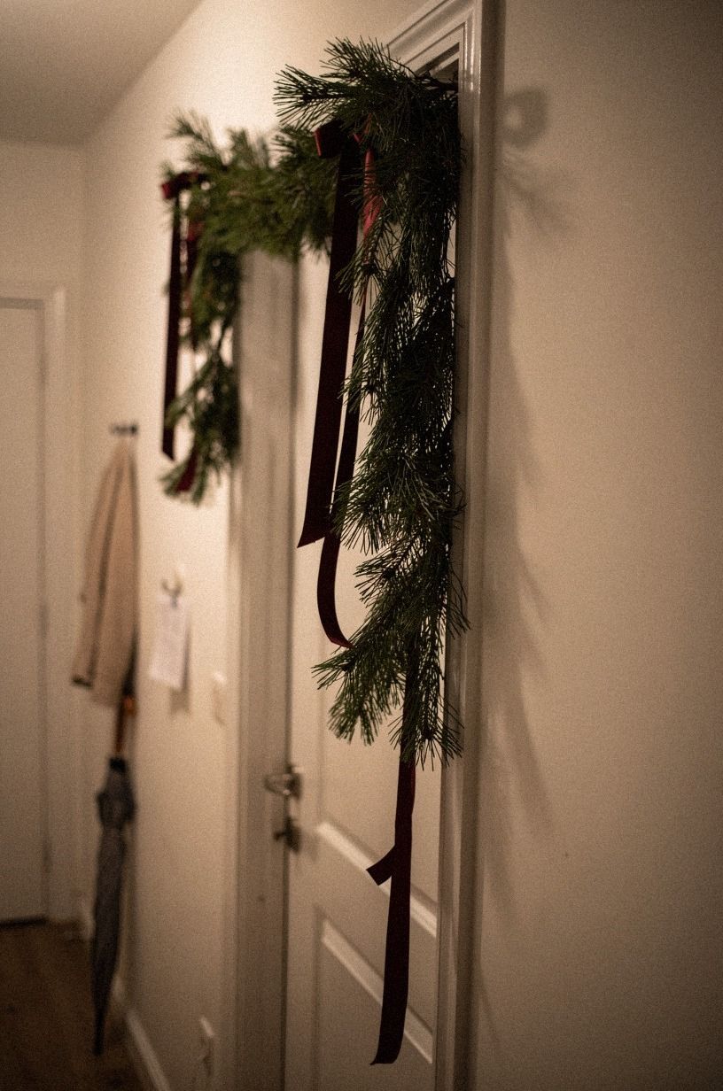 Hang greenery high with The Vertical Garland Rule