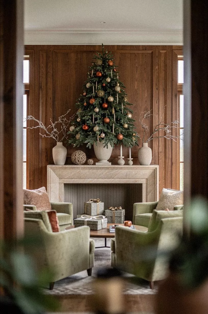 When Does a Painted Christmas Tree Backdrop Earn Its Keep?