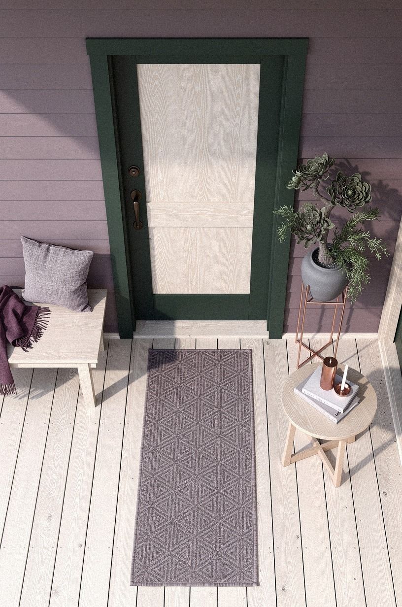 Paint the Doorway With the Shadow-Green Frame