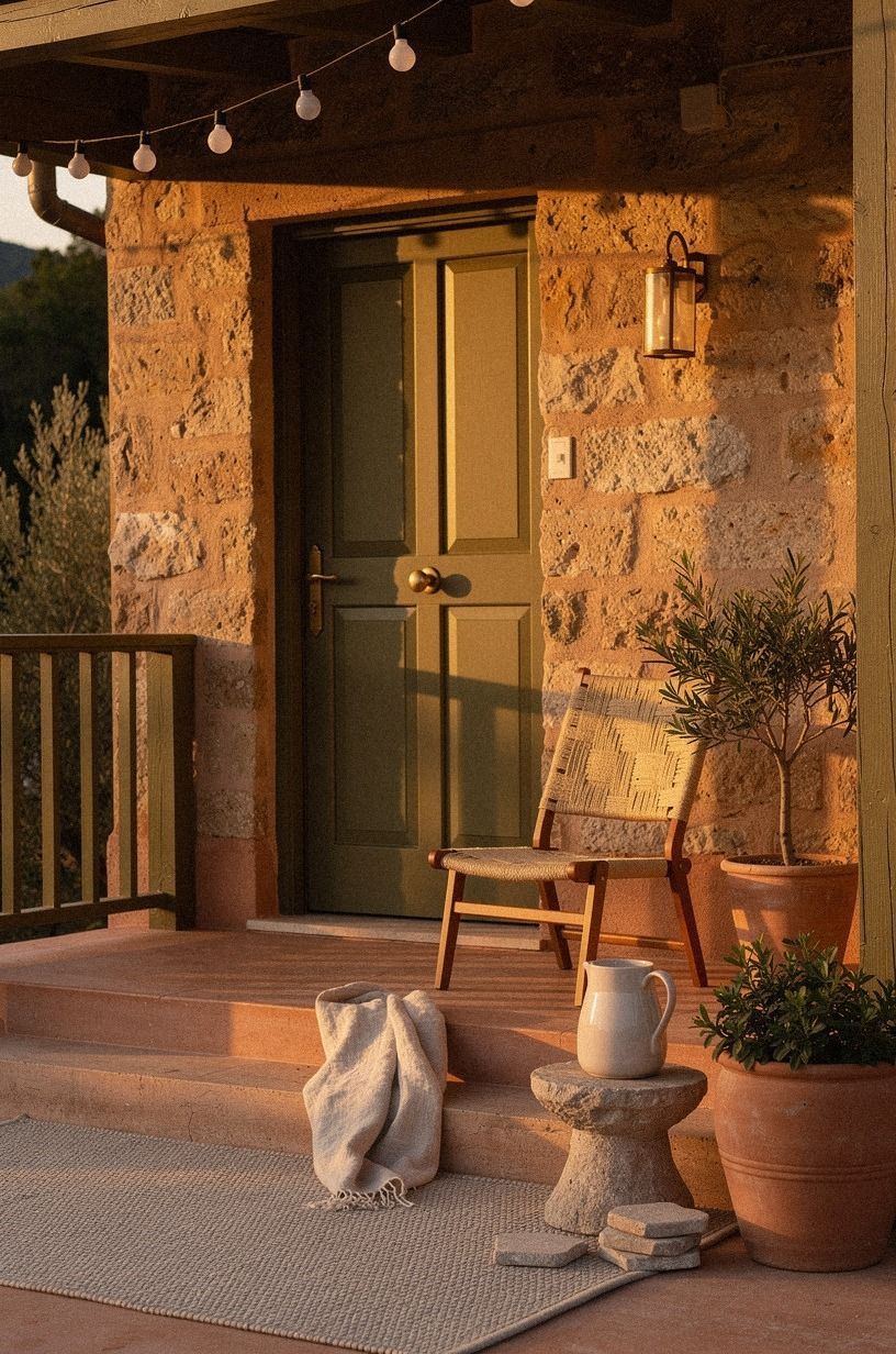 Paint the Railing and Door in Different Depths