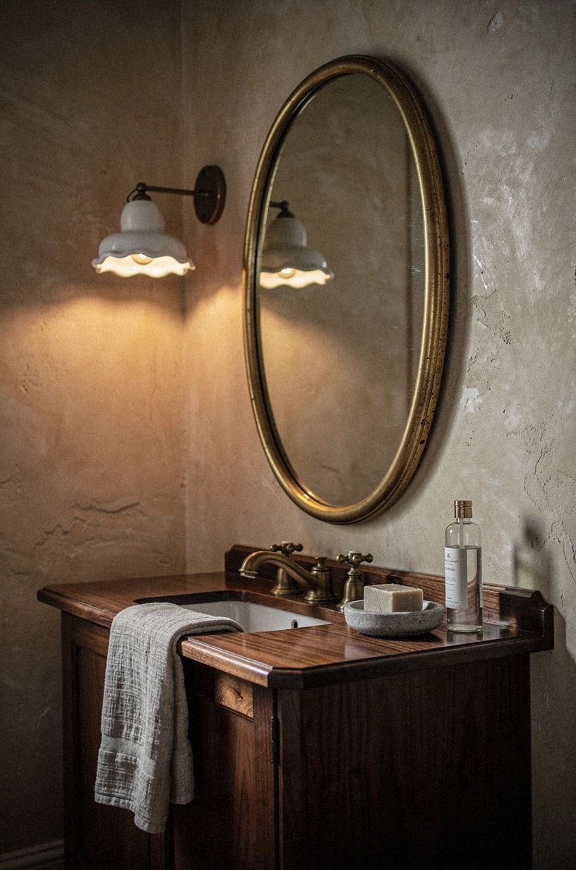Anchor the mirror with the Old-World Ratio