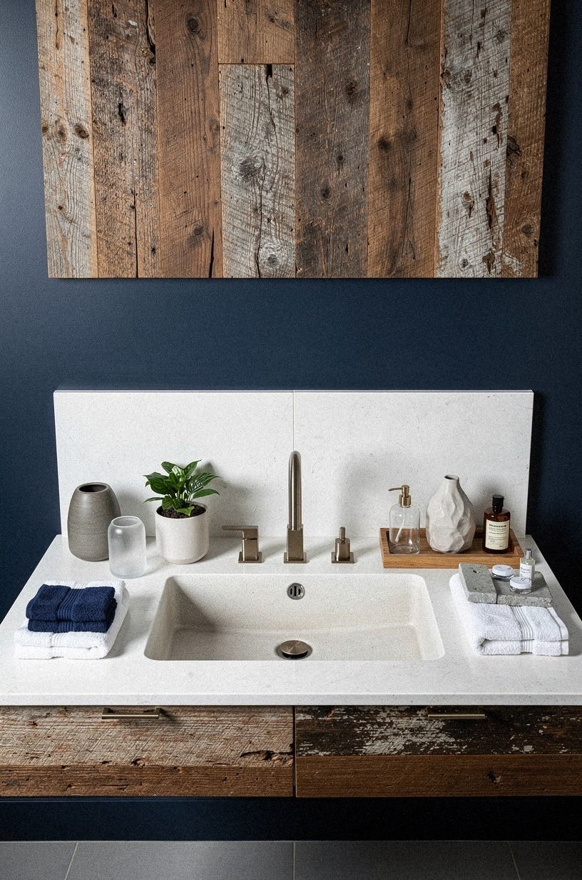 Layer the Three-Texture Sink Wall
