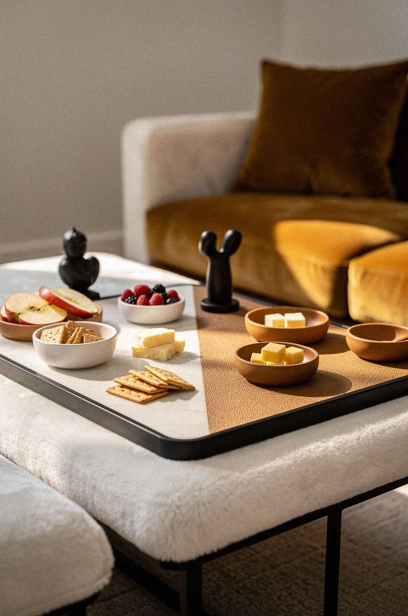 Build the Two-Texture Board for Kids Snack Time