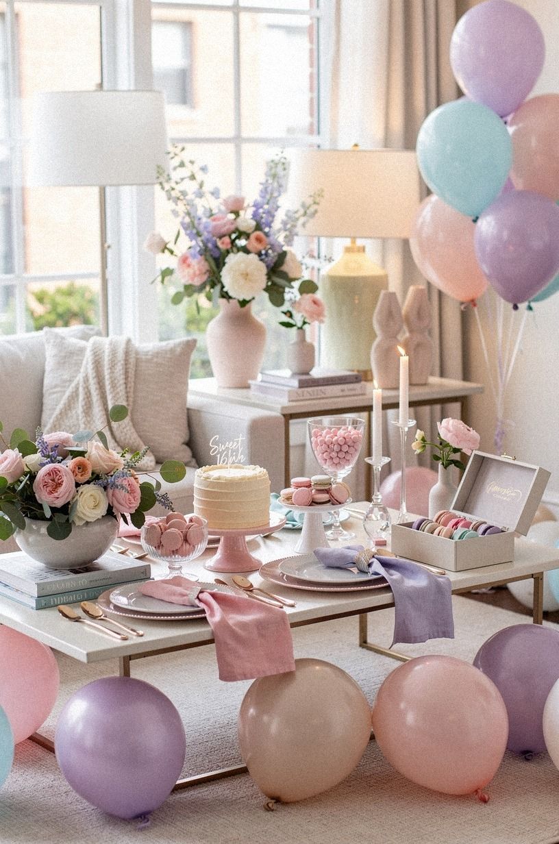 Build the Three-Height Light Stack for Sweet 16 Set Up Ideas