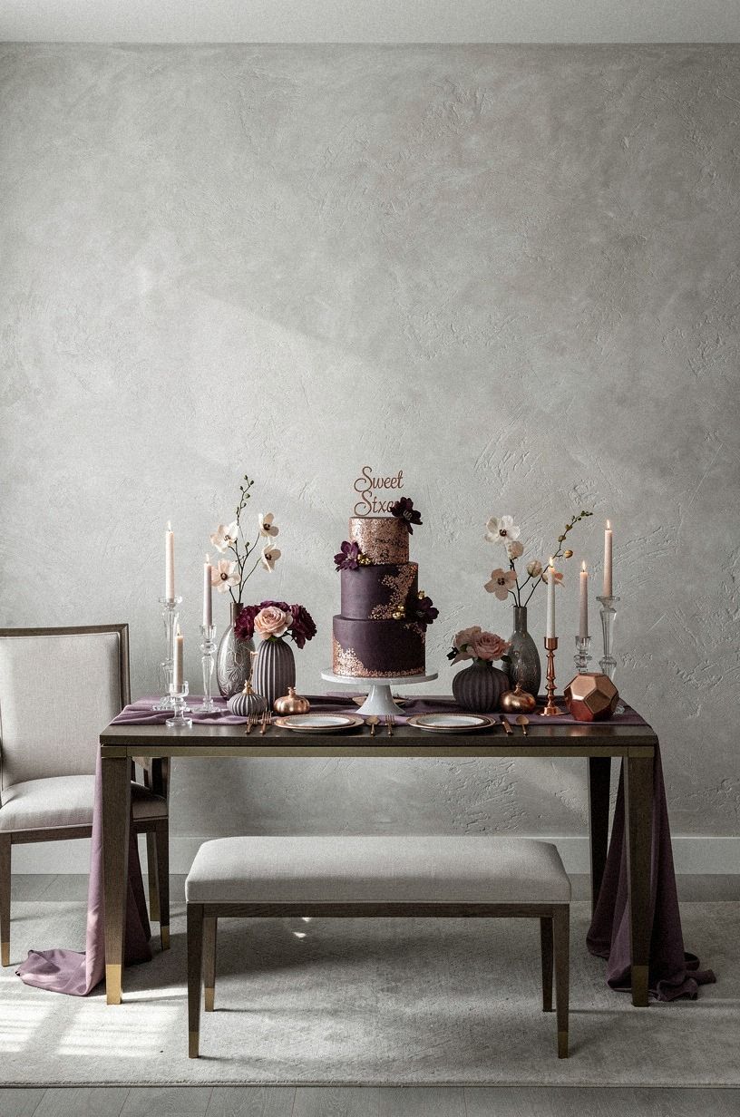 Frame the Cake Table With Sweet Sixteen Decoration Ideas