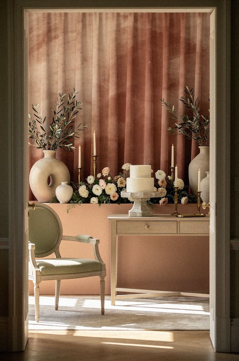 Paint a Soft Backdrop for Sweet 16 Decorations