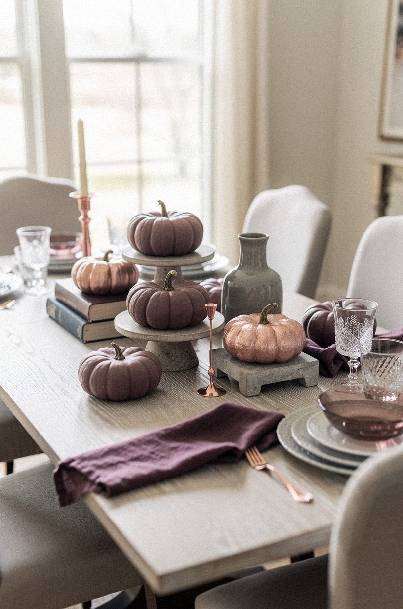 Float Mini Pumpkins in the Three-Height Rule