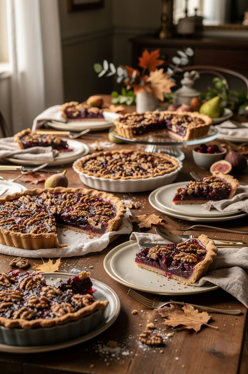 Create a Walnut and Cranberry Thanksgiving Dessert Bar