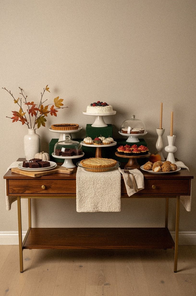 Layer the Three-Height Thanksgiving Dessert Bar