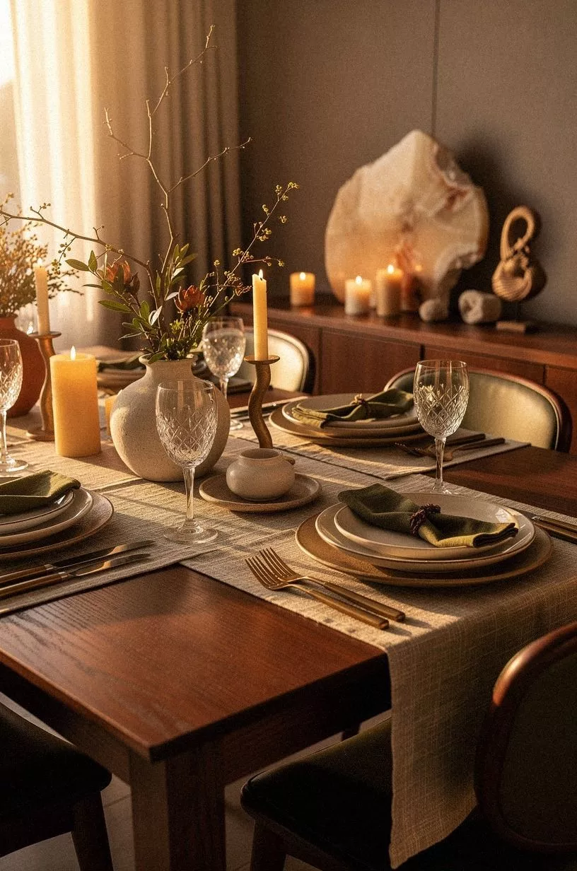 Anchor Thanksgiving Place Setting Decor with the Two-Wood Rule