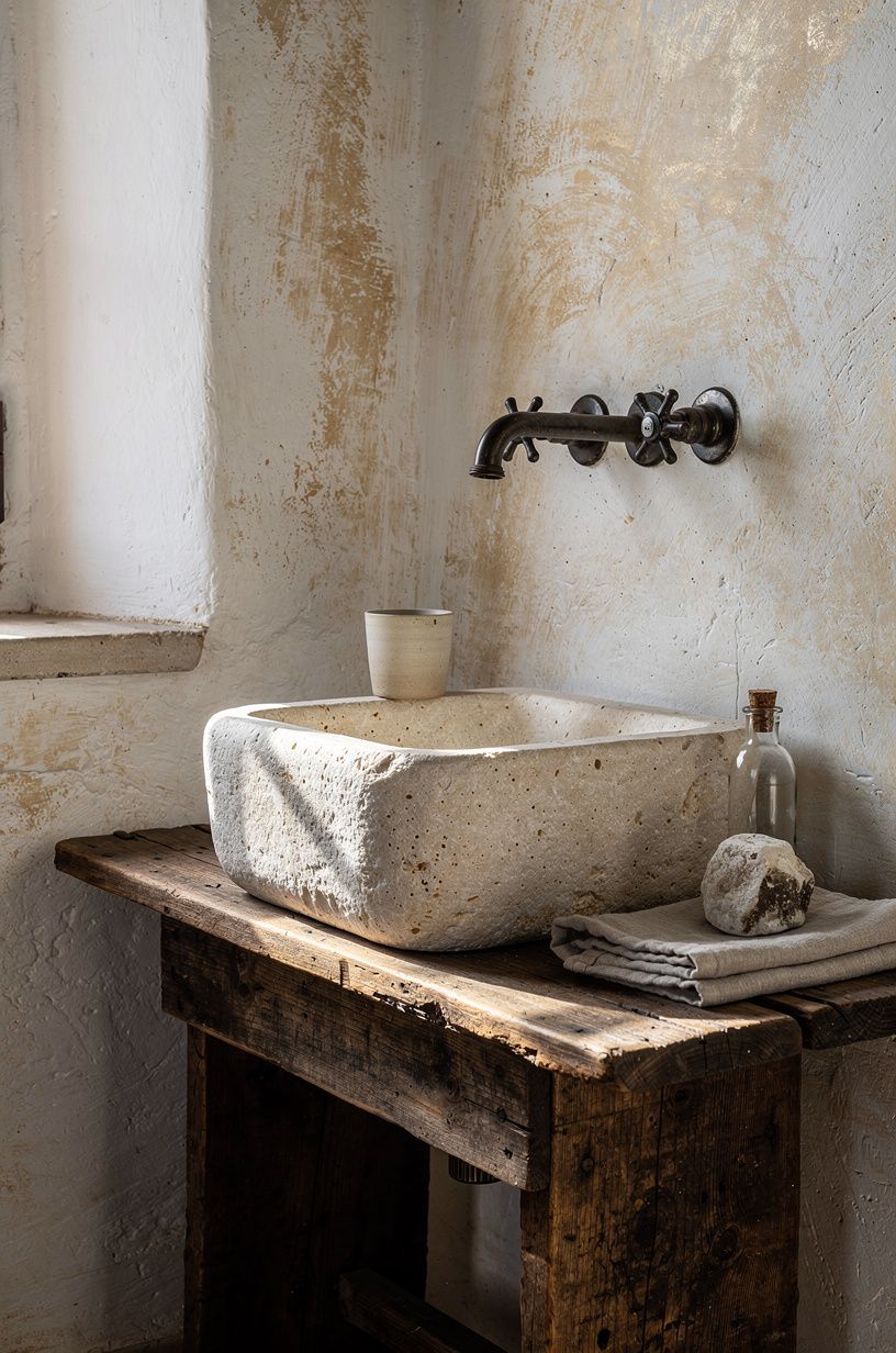 Paint a Stone Ensuite in Sea Salt