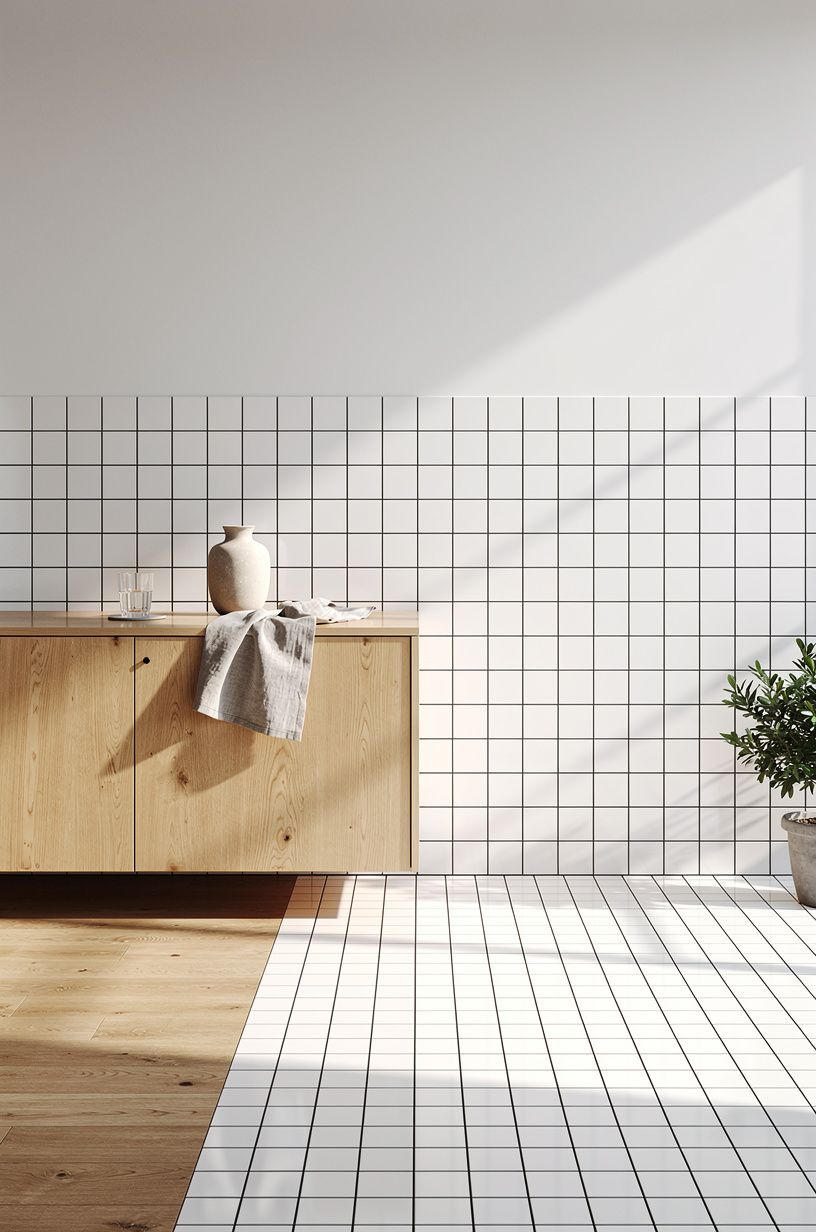 Pale Ceiling, Dark Joints: Lift a Heavy Room