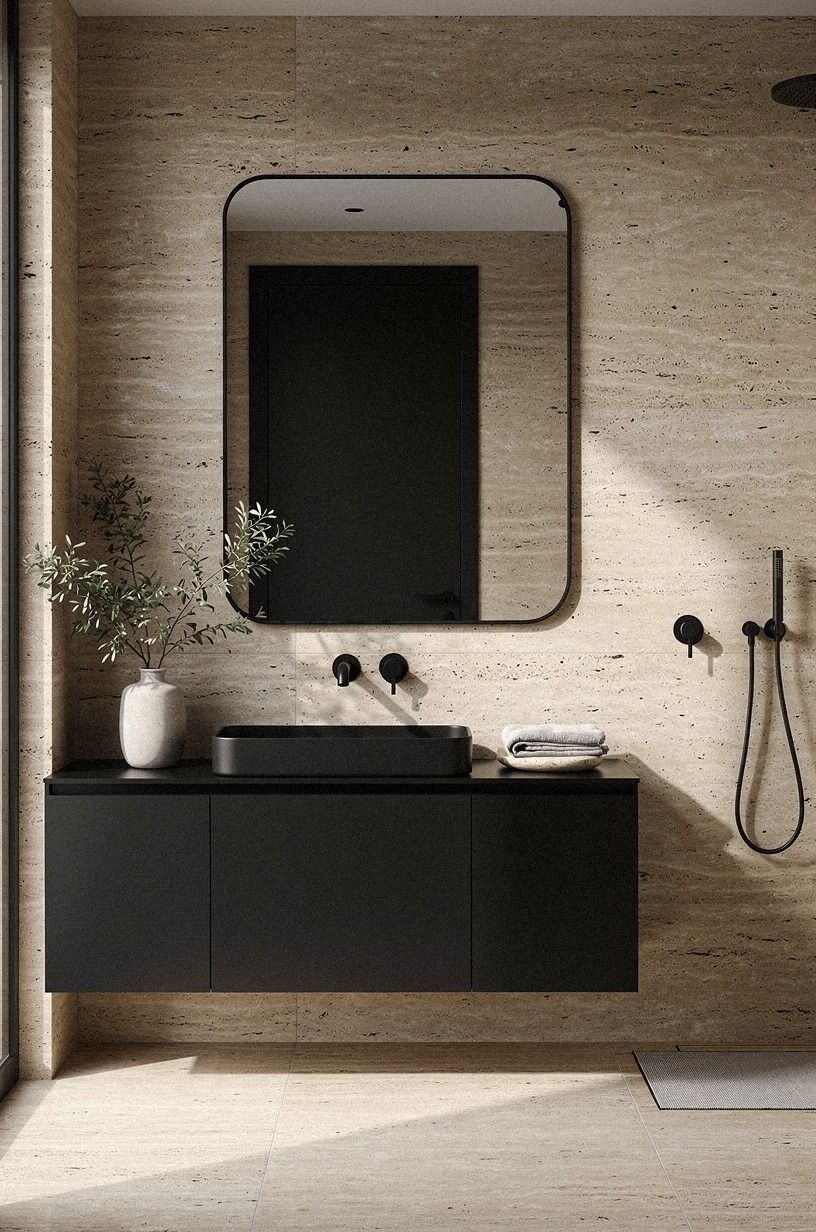 Sherwin-Williams Sea Salt for a softer contrast
