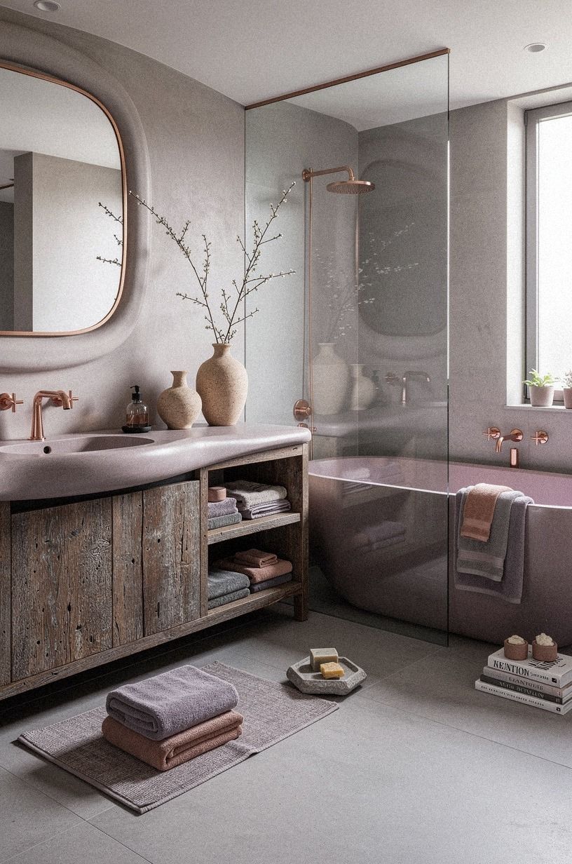 Classic Modern Master Bath: What Belongs Here?