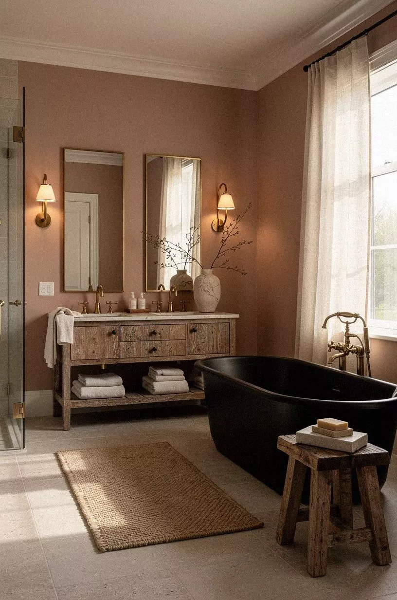 Effortless Bold Bathroom Upgrade: Why a Black Freestanding Tub Wins