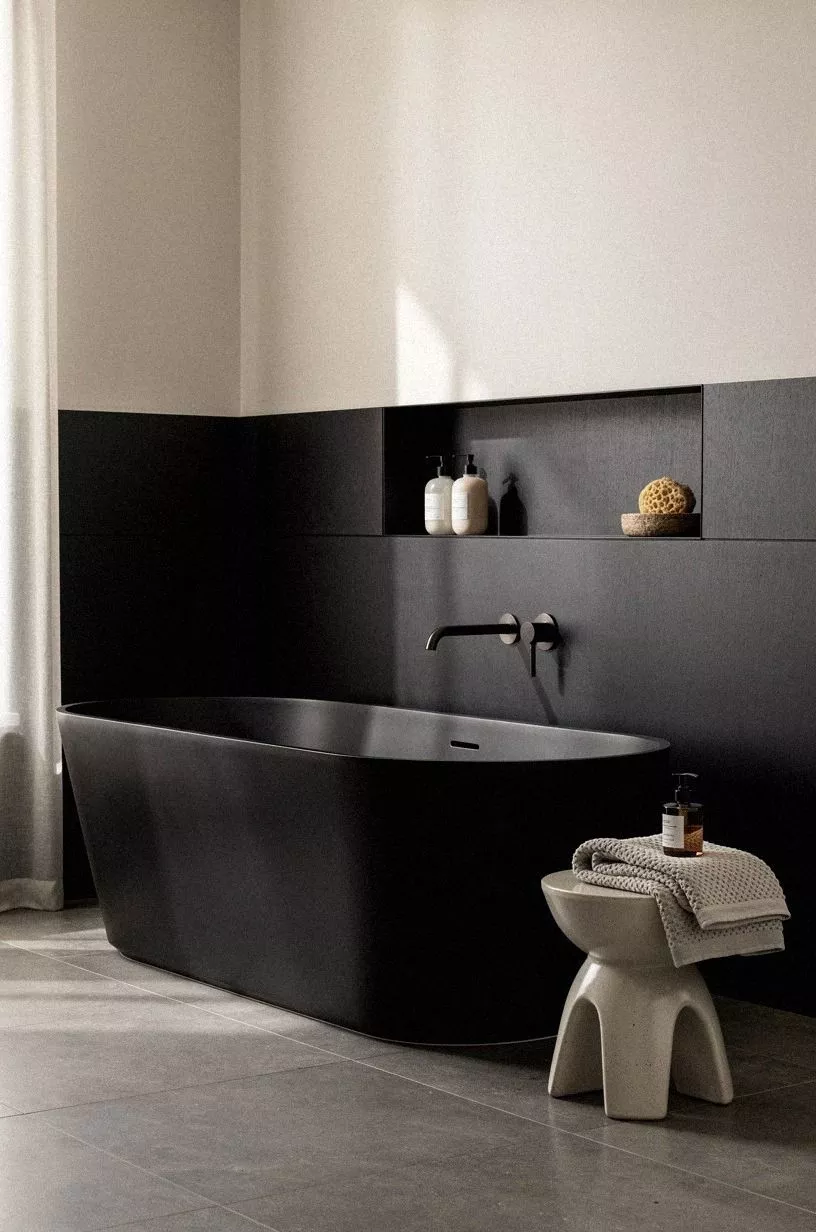 Paint behind it with The Two-Tone Perimeter