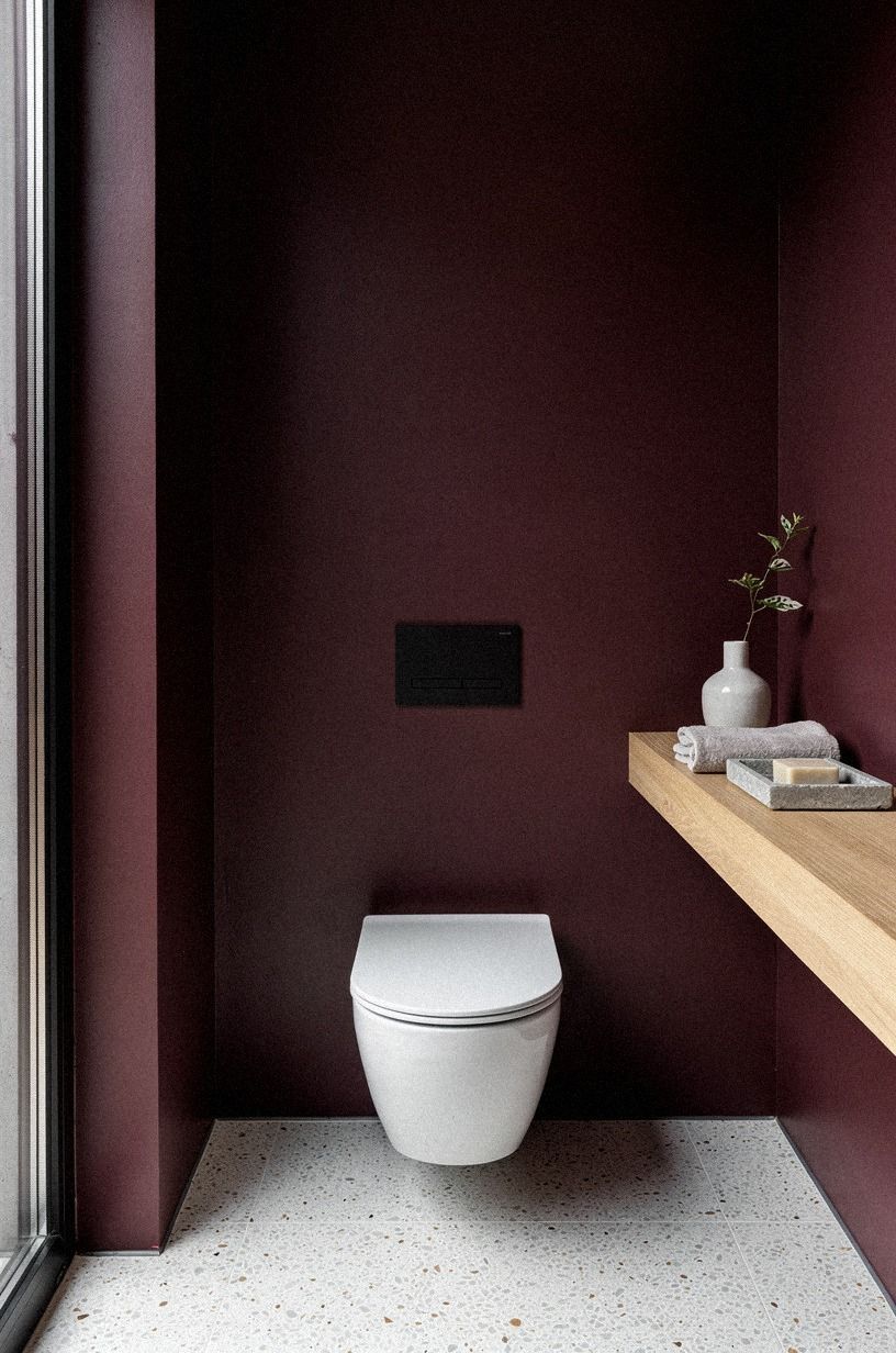 Float a Narrow Shelf Above the Toilet