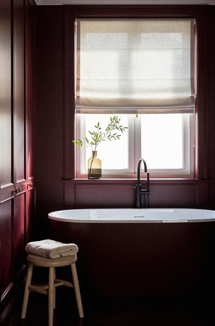 Hang a Patterned Roman Shade