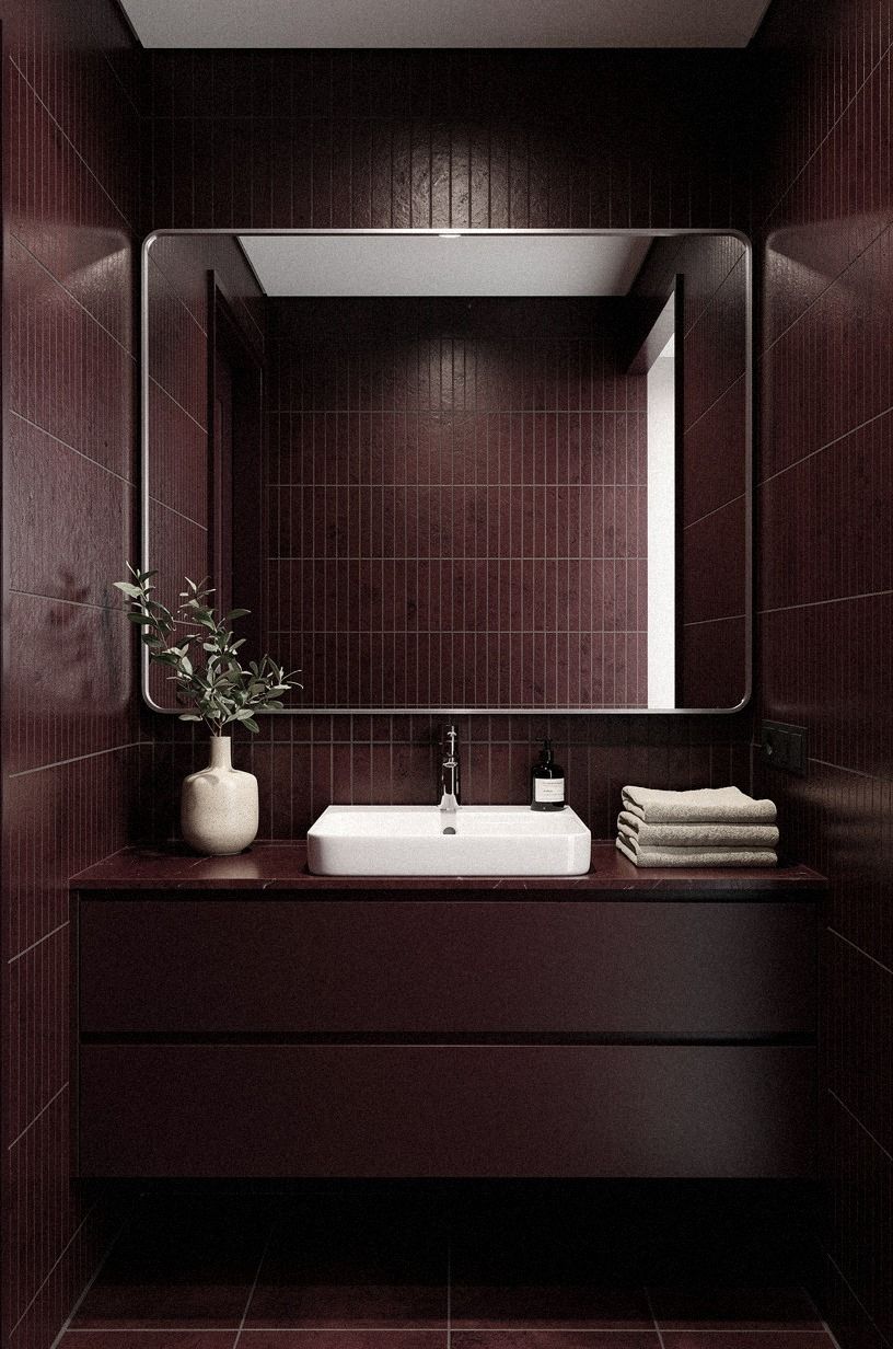 Hang a Wide Mirror Instead of a Tiny One