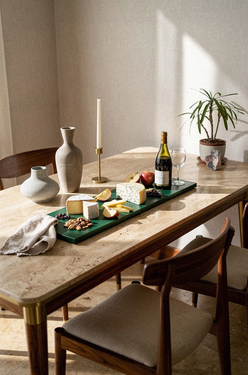 Anchor A Narrow Wine And Cheese Board