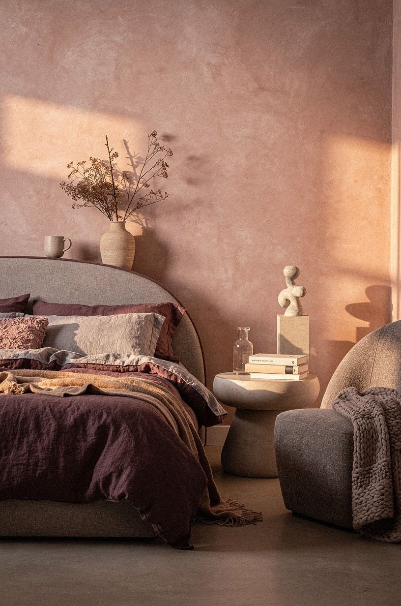 Swap Cold White for Setting Plaster in Your Winter Bedroom Decor