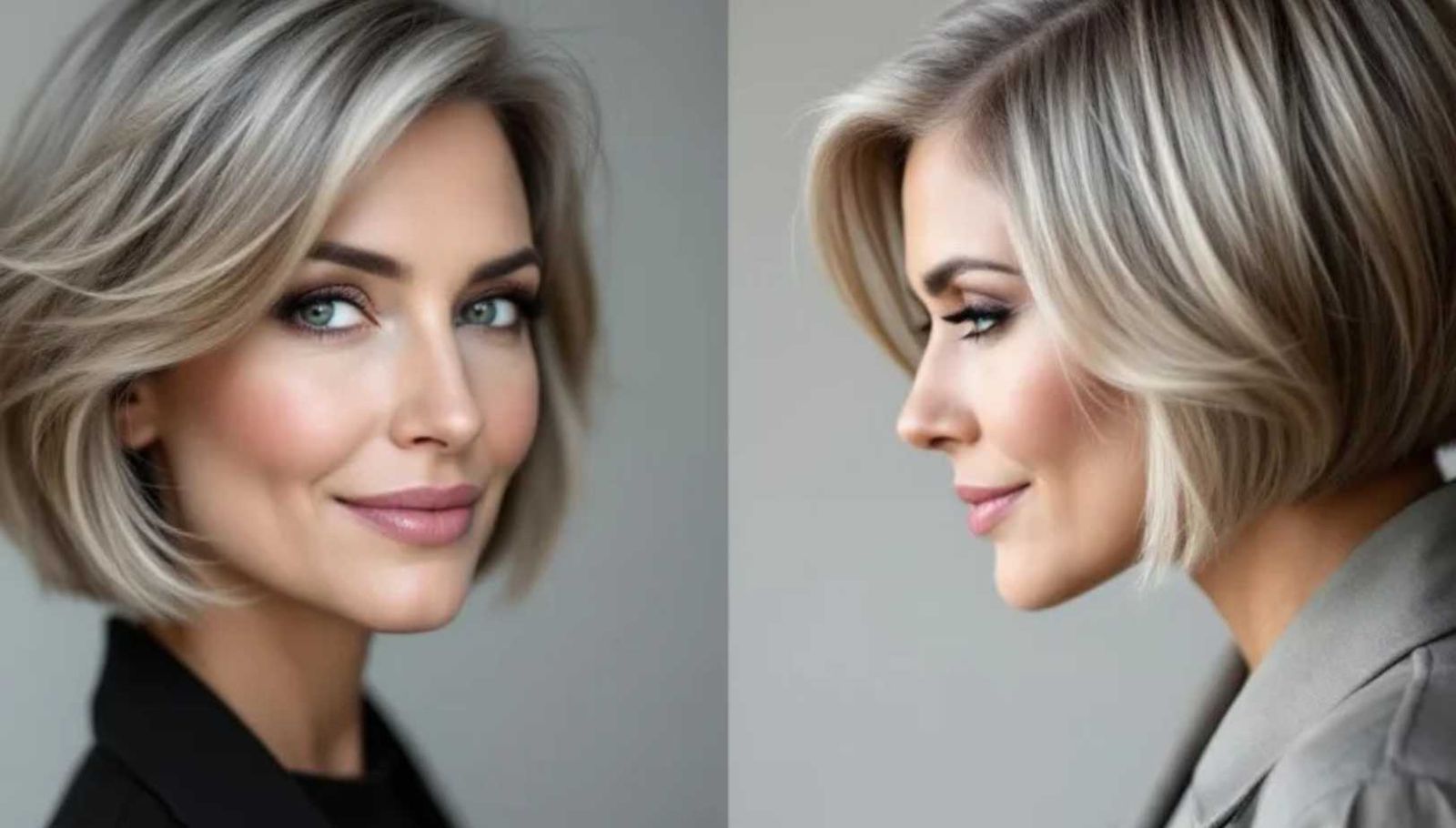 Cheveux fins après la ménopause ? Le carré court transforme cette réalité en atout